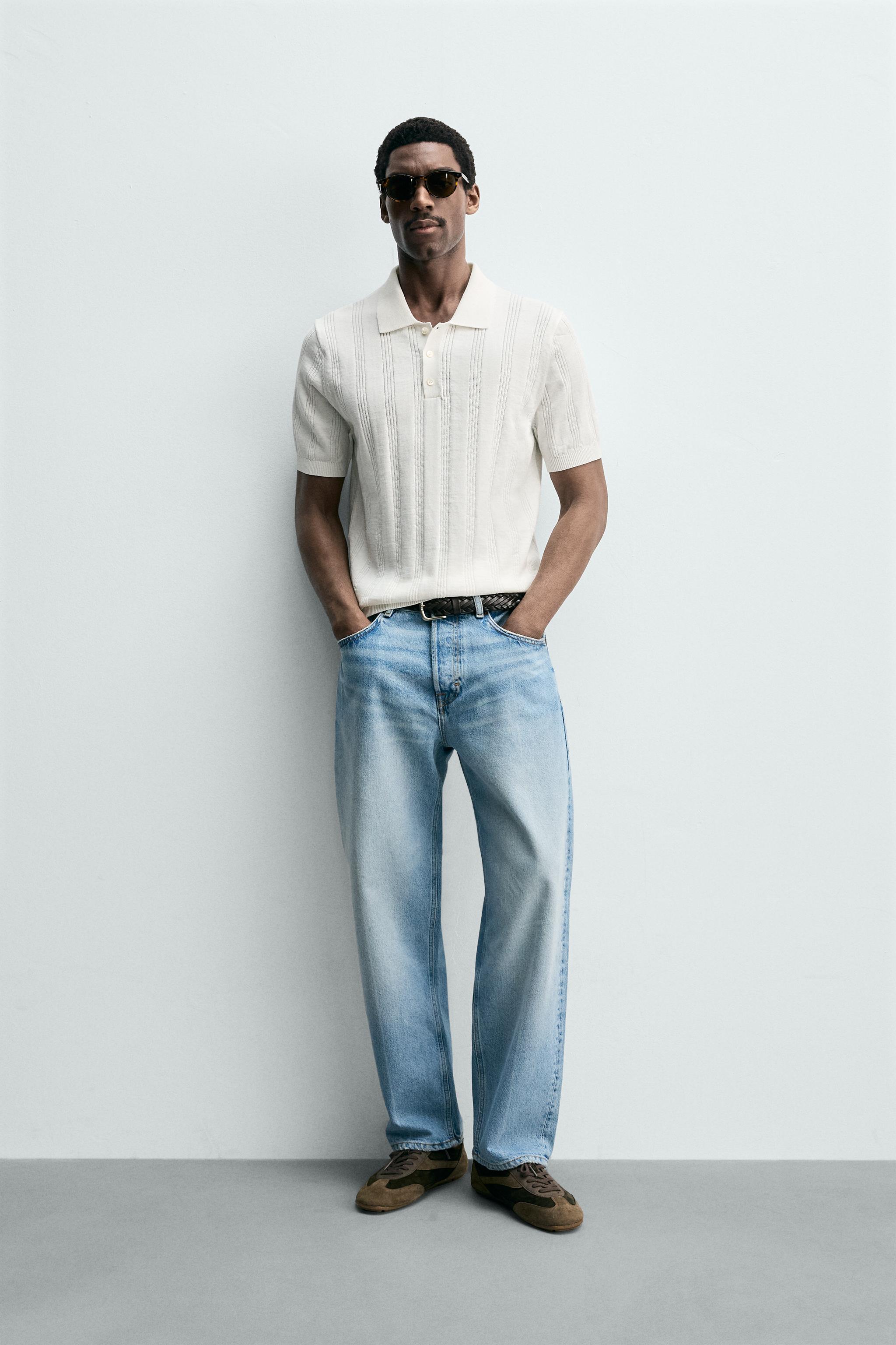 POLO EN MAILLE REGULAR FIT STRUCTURÉ